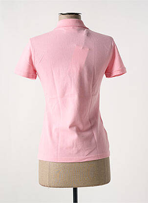 Tricou elasticitate mâneci scurte roz LACOSTE femeie