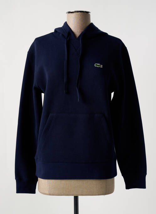Hanorac cu glugă albastru LACOSTE femeie