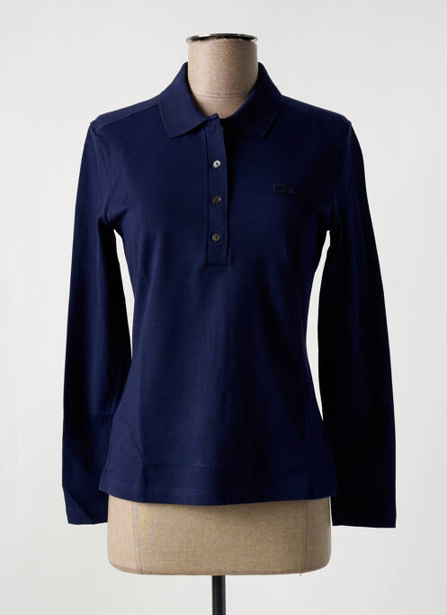 Polo albastru LACOSTE femeie