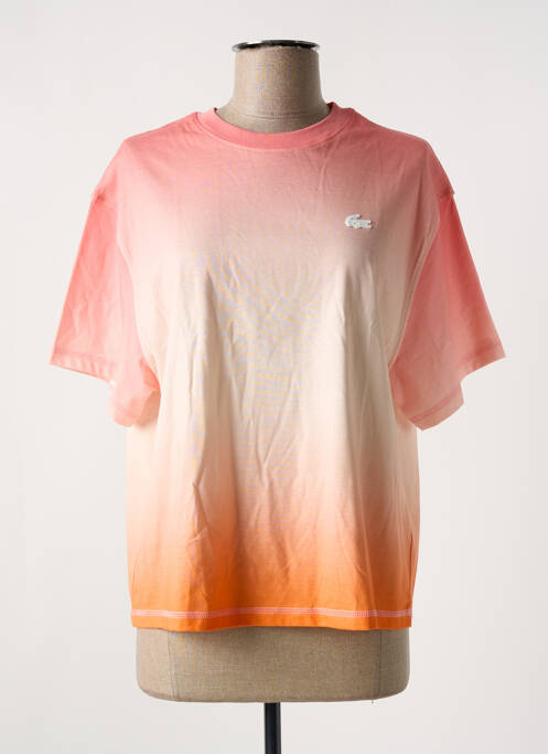 Tricou roz LACOSTE femeie