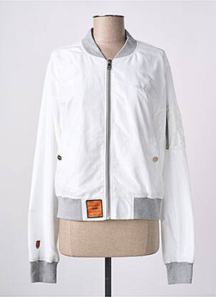 Geacă alb BOMBERS femeie