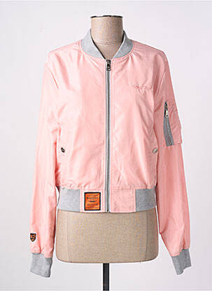 Geacă roz BOMBERS femeie