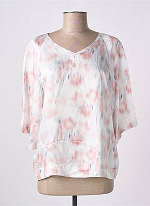Tricou imprimeu fantezie mâneci scurte alb ARMANI EXCHANGE femeie
