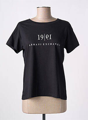 Tricou negru ARMANI EXCHANGE femeie