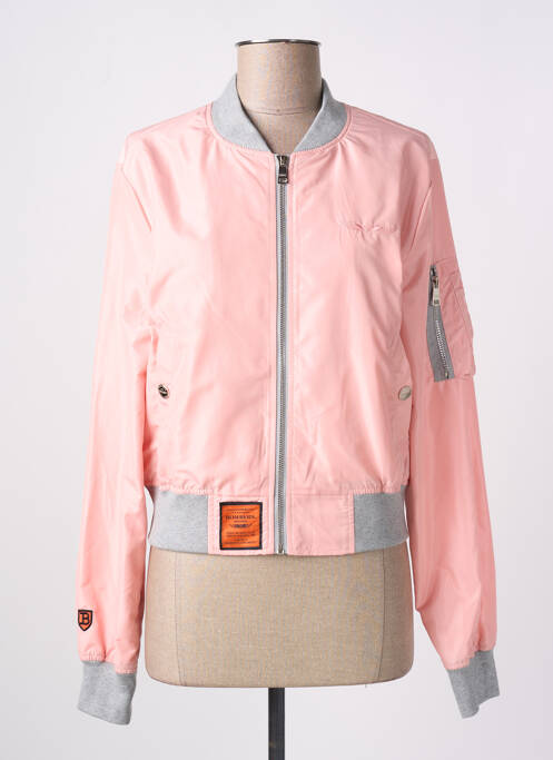 Geacă roz BOMBERS femeie