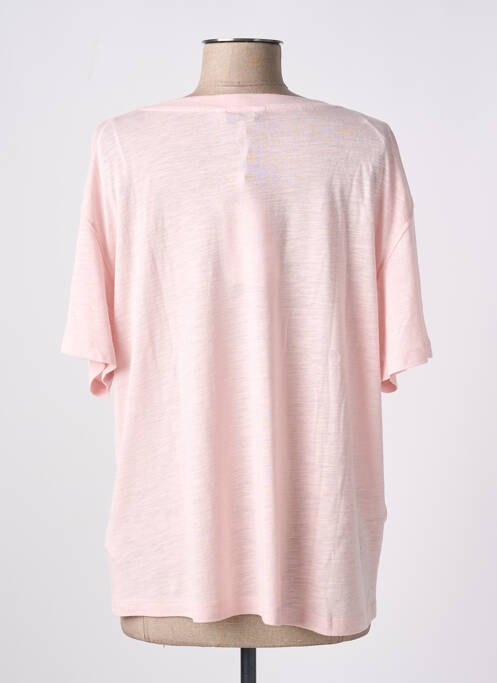 Tricou roz TOMMY HILFIGER femeie