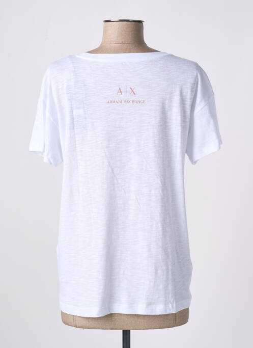 Tricou alb ARMANI EXCHANGE femeie