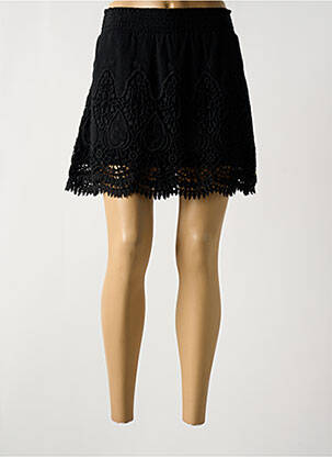 Fustă scurtă negru SUPERDRY femeie