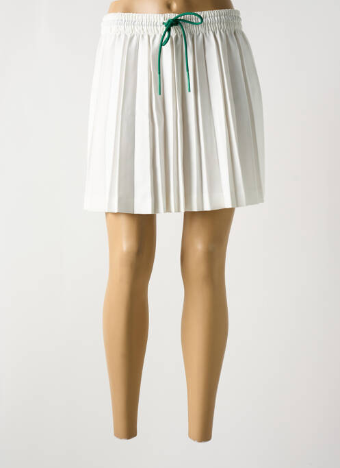 Fustă scurtă alb LACOSTE femeie