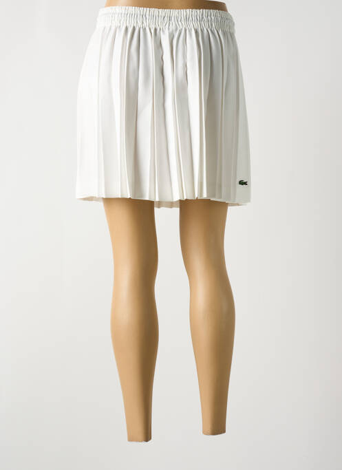 Fustă scurtă alb LACOSTE femeie