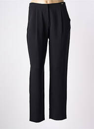 Pantalon drept talie cu cleme talie înaltă negru ARMANI EXCHANGE femme