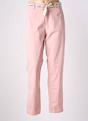Pantalon chino roz LE TEMPS DES CERISES femeie