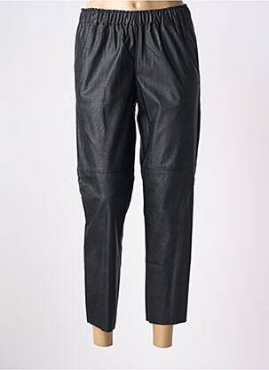 Pantalon 7/8 talie elastică mărime normală negru LE TEMPS DES CERISES femeie