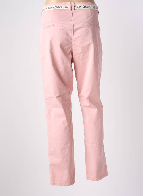 Pantalon chino roz LE TEMPS DES CERISES femeie