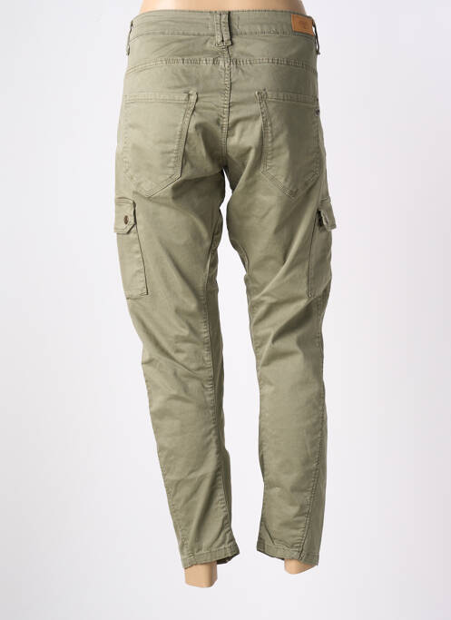 Pantalon 7/8 verde LE TEMPS DES CERISES femeie