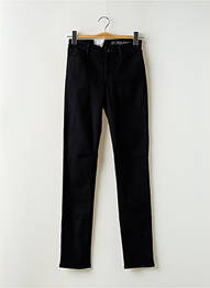 Blugi cu croială slim elasticitate talie înaltă negru ARMANI femme