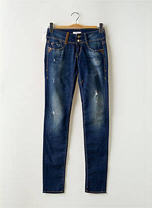 Blugi cu croială slim albastru LE TEMPS DES CERISES femeie