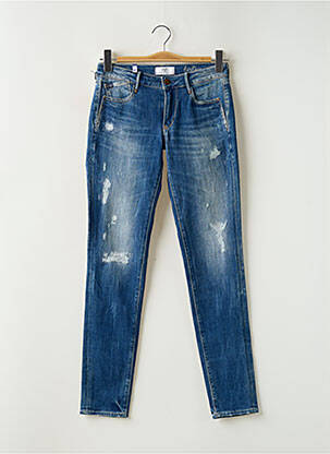 Blugi cu croială slim albastru LE TEMPS DES CERISES femeie