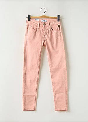 Blugi cu croială slim roz LE TEMPS DES CERISES femeie