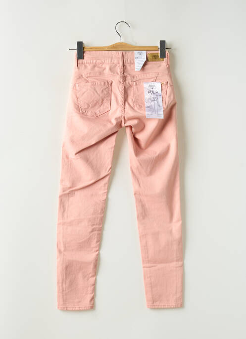 Blugi cu croială slim roz LE TEMPS DES CERISES femeie