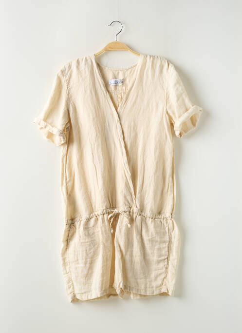 Salopetă scurtă bej LE TEMPS DES COULEURS femeie