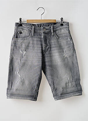Bermudă țesătură denim mărime normală gri LE TEMPS DES CERISES bărbat