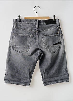 Bermudă țesătură denim mărime normală gri LE TEMPS DES CERISES bărbat