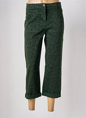 Pantalon 7/8 verde JOHANNA PARIS femeie