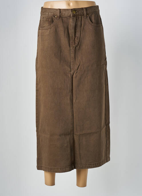 Fustă lungă maro ARTLOVE femeie