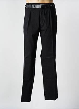 Pantalon drept croială dreaptă negru PIONIER bărbat
