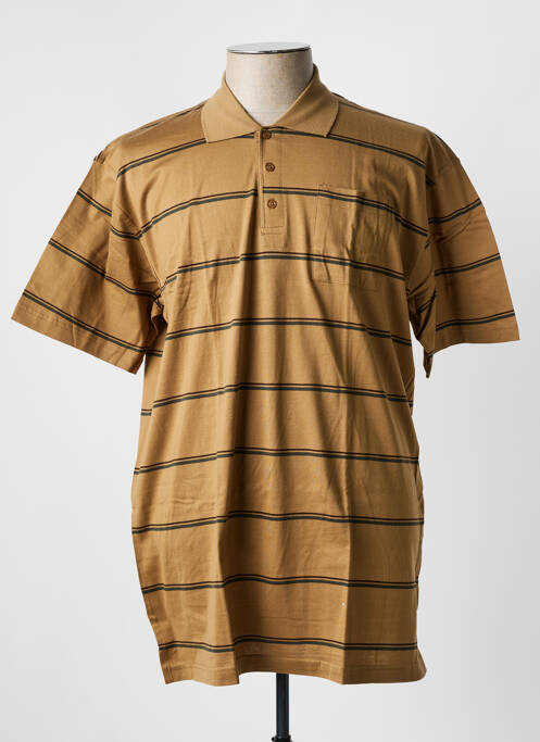 Polo bej LOUIS FASHION bărbat