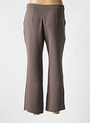 Pantalon 7/8 talie înaltă talie înaltă maro MALIPARMI femeie