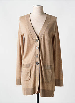 Vestă cu mâneci lungi maro MALIPARMI femeie