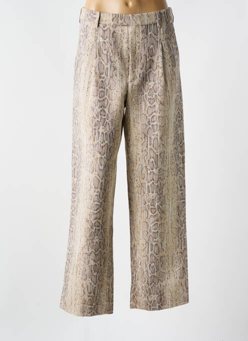 Pantalon drept bej ROSEANNA femeie