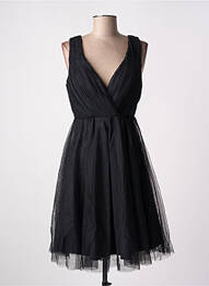 Rochie midi fără mâneci fără mâneci negru PINK BOOM femme