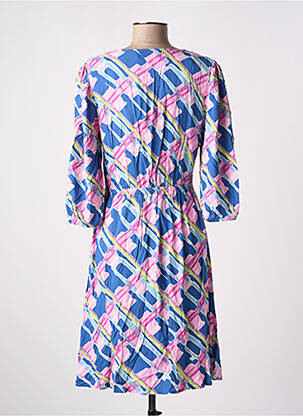 Rochie midi mâneci 3/4 mâneci 3/4 albastru B.YOUNG femeie
