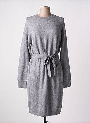 Rochie pulover gri VILA femeie