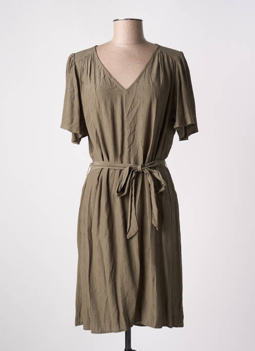 Rochie midi verde VILA femeie