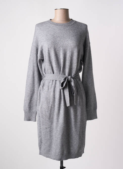 Rochie pulover gri VILA femeie