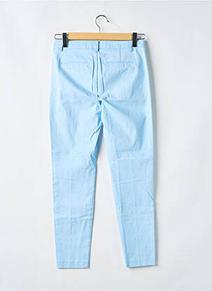Pantalon slim țesătură poplin mărime normală albastru B.YOUNG femeie