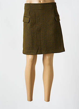 Fustă scurtă verde ICHI femeie