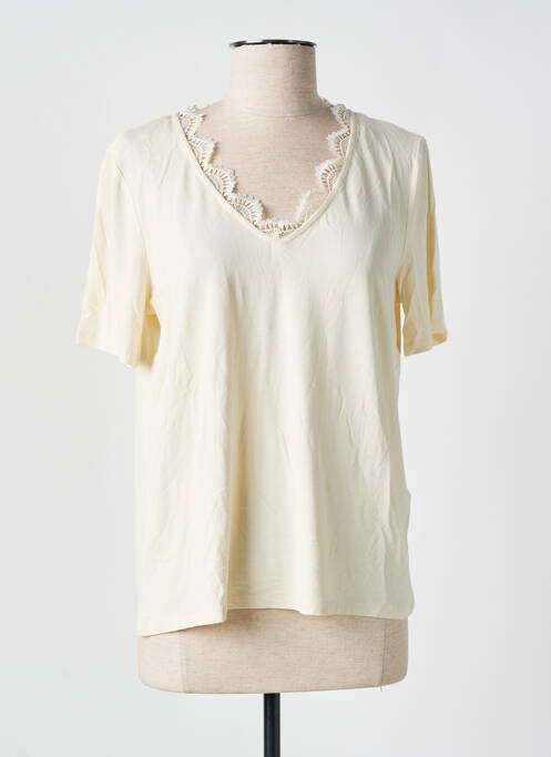 Tricou bej VILA femeie