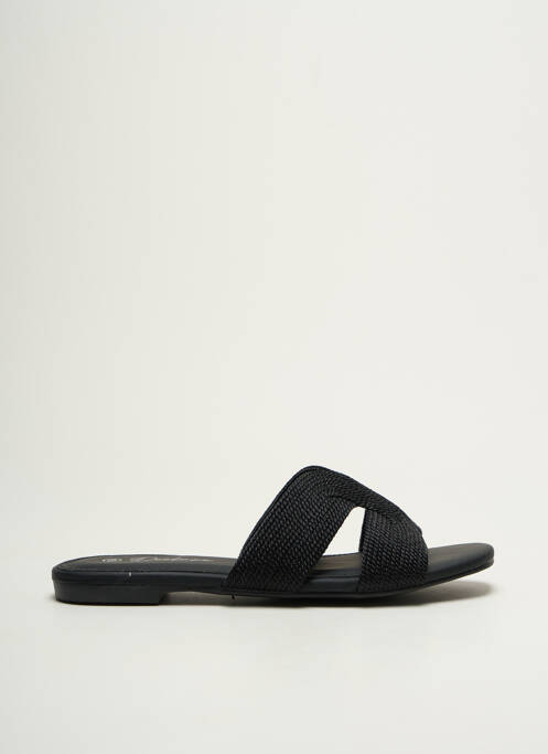 Mulete/Saboți negru DEELUXE femeie