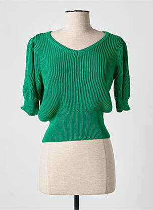 Pulover verde COMPAÑIA FANTASTICA femeie