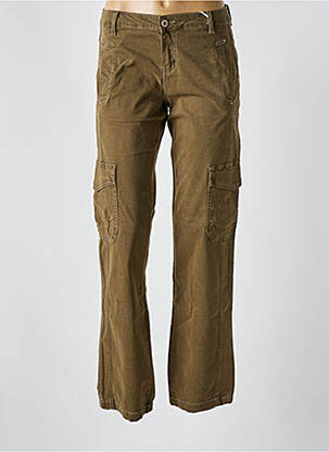 Pantalon cargo croială dreaptă mărime normală verde CREAM femeie