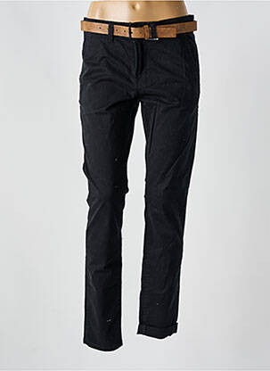 Pantalon chino țesătură poplin mărime normală negru TOM TAILOR femeie