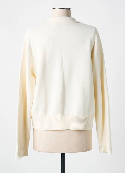 Vestă cu mâneci lungi bej FRANSA femeie