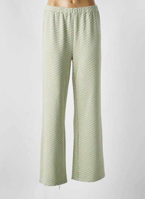 Pantalon evazat verde COMPAÑIA FANTASTICA femeie
