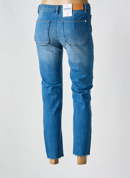 Blugi cu croială dreaptă albastru C'EST BEAU LA VIE femeie