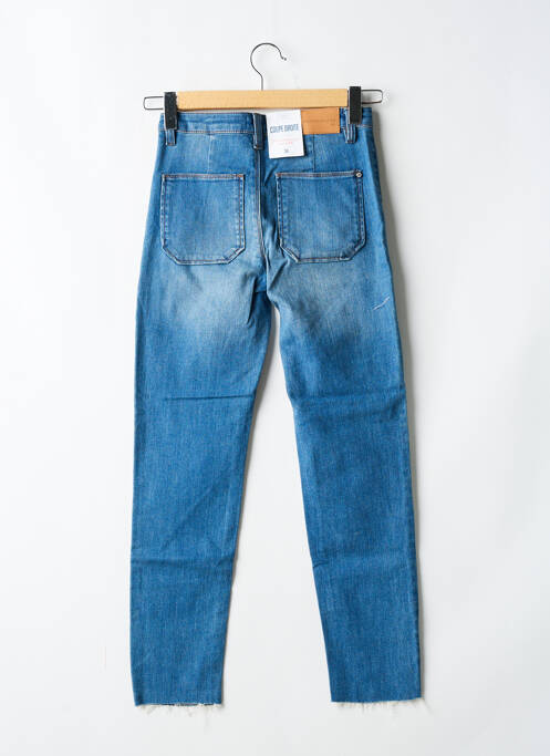 Blugi cu croială dreaptă albastru C'EST BEAU LA VIE femeie